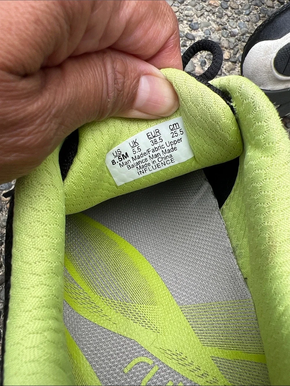 Ryka Black Zumba Sneakers with Neon Green Accents